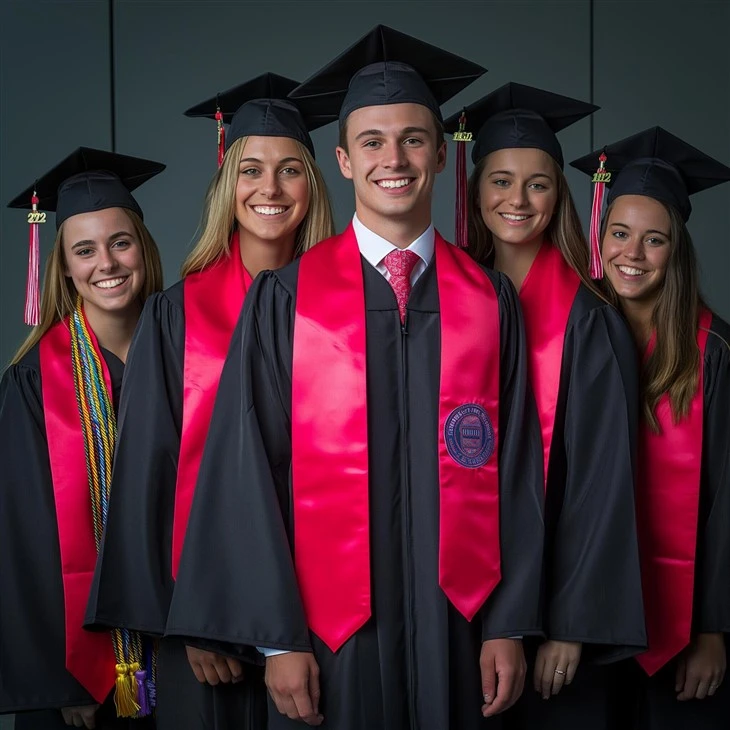 Custom Embroidered Graduation Stoles