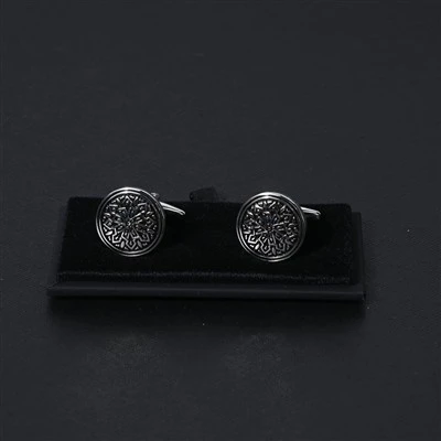 Gemelos YiLi grabados en plata para ocasiones formales
